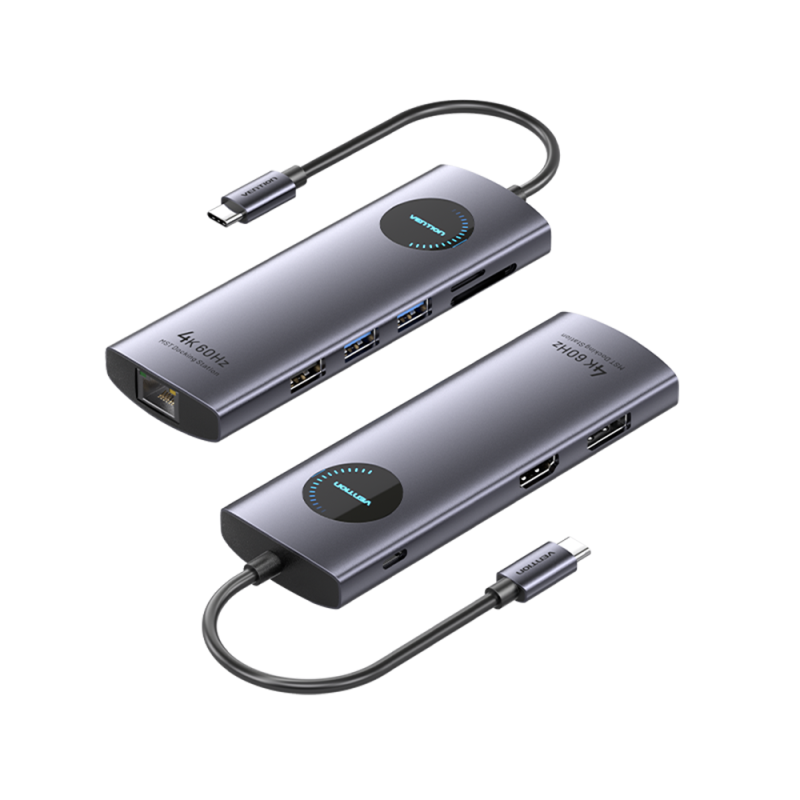 Hub 9 en 1 con Ethernet - Vention