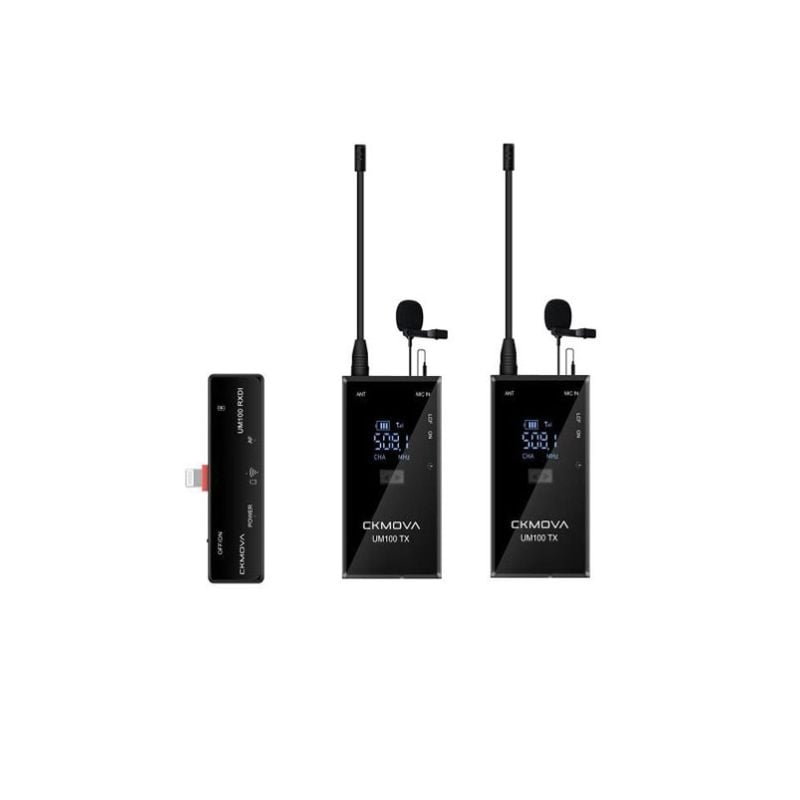 Sistema de Microfonos Inalambrico IOS  UM100 Kit6 CKMOVA