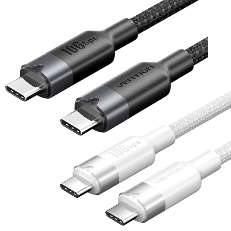 Cable Vention USB 3.2 Gen2 C macho a C macho de 10 Gbps