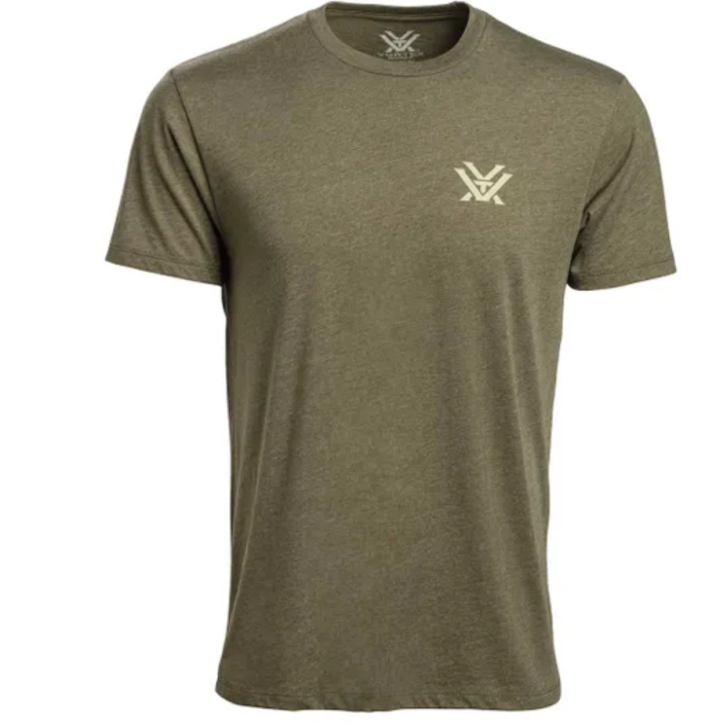 Polera Vortex manga corta verde 