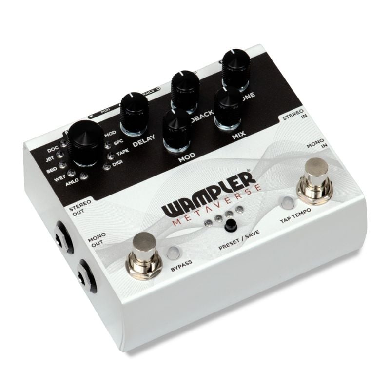 Pedal Wampler Multi-Delay Effects Box Con Advanced DSP Y Programmable Presets