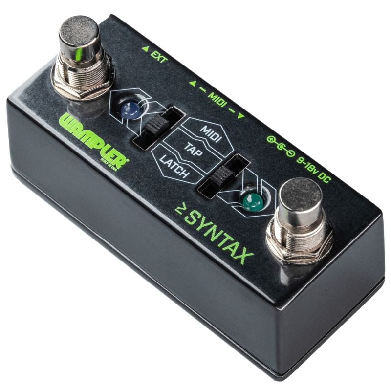 Pedal Wampler Compact 2 Button Midi Controller Con Choice of Latch y Momentary Function