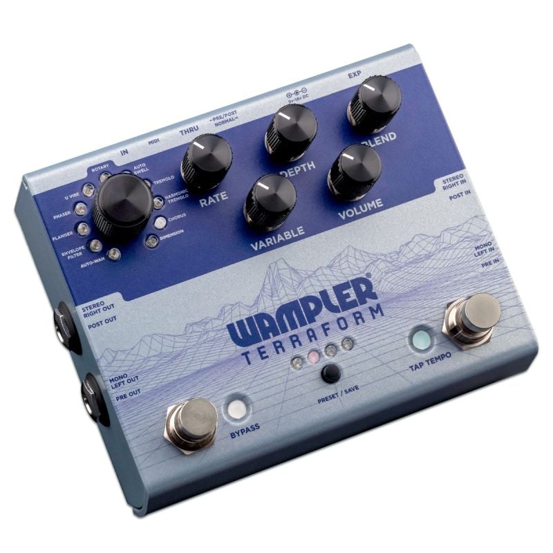 Pedal Wampler Multi-Modulation Effects Box Con Advanced DSP and Programmable Presets