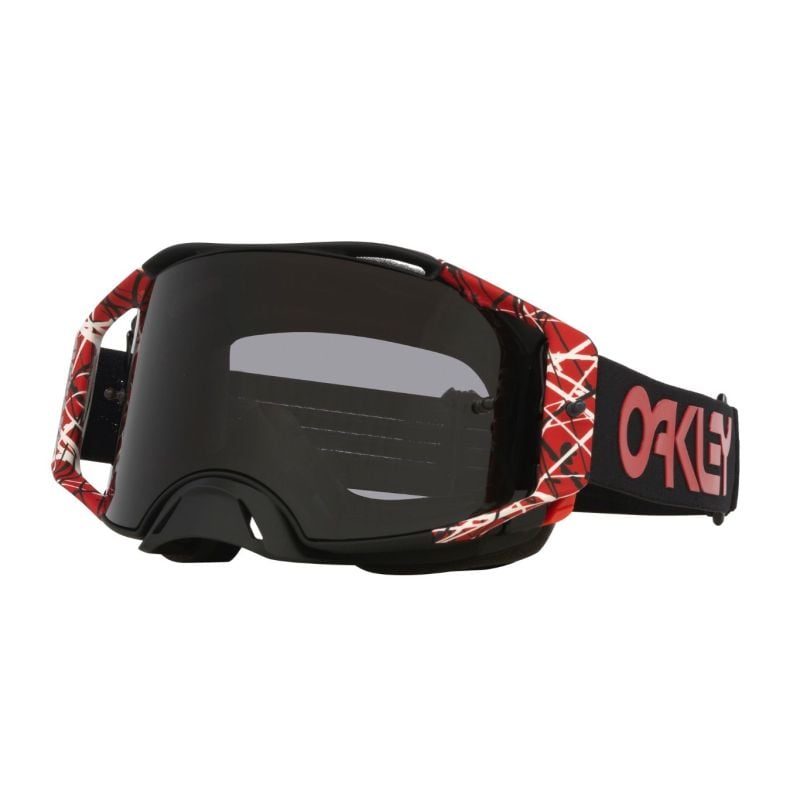 Antiparra Oakley Airbrake® MX Red Eddie Dark Grey Antivaho Alta Protección