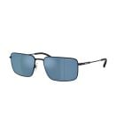 Arnette  Matte Black Dark Grey Mirror Water (58) 0AN3095