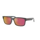 Arnette Twister Dark Grey Grey Mirror Orange/Yellow (57) 0AN4362