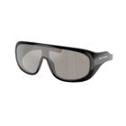 Polo Ralph Lauren Shiny Black Light Grey Mirror Silver (38) 0PH4215U