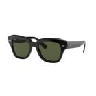 Ray-Ban State Street Black G-15 Green (49) 0RB2186