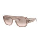 Ray-Ban  Trasnparent Light Brown Brown Mirror Silver Gradient (55) 0RB2218