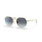 Ray-Ban Jack 0RB3565 Arista Brillante Blue Gradient Grey