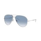 Ray-Ban Old Aviator Silver Clear Gradient Blue (58) 0RB3825