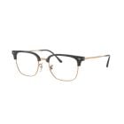 Ray-Ban New Clubmaster Dark Grey On Rose Gold Rose Gold - 51