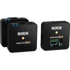 Rode Wireless GO II Sistema de Micrófono Inalámbrico Compacto digital para 2 personas / grabador (2,4 GHz)