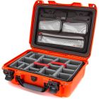 Maletin Impermeable Rígido Nanuk 925 con Organizador en Tapa-Naranjo