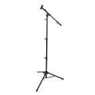 Soporte Profesional para Micrófono con Base de Piso y Soporte para Tablet/Smartphone