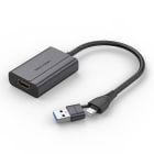 Adaptador Vention USB-C + USB-A a HDMI™ de 0,15 m