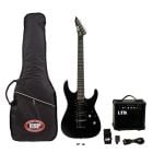 Pack Guitarra Eléctrica ESP LTD M-10 Black Satin