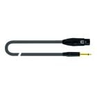 Cable de Micrófono XLR Hembra - Jack Mono 5M Quicklok