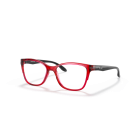 Lentes ópticos Oakley Rojo cereza y negro