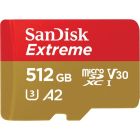 SanDisk Extreme UHS-I MicroSDXC de 512 GB con adaptador SD