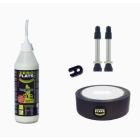 Kit de conversión de neumáticos Set 29 Tubeless Blanco, Negro 31mm Zero flats 