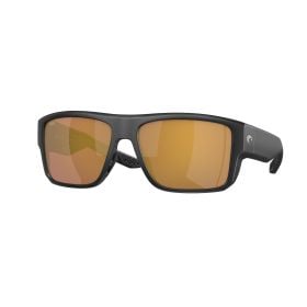 Lentes de sol Costa Del Mar Taxman Matte Black Gold Mirror 580G (59) 06S9116