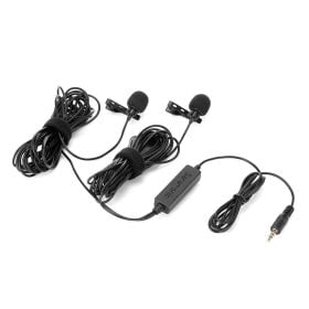 LavMicro 2M Micrófonos Lavalier con cableado doble para DSLR, Cámaras Mirorless y Video