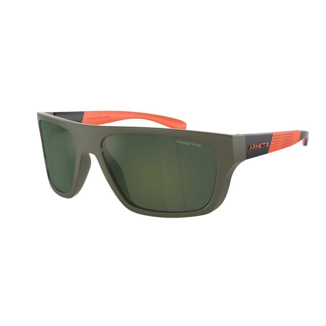 Arnette Hijiki Military Green Orange/Black Light Green Mirror Petrol - 63