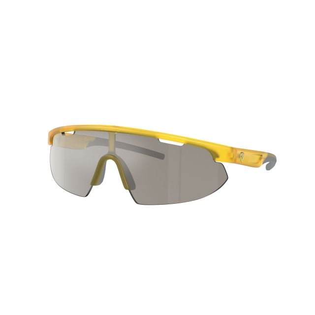 Ferrari Scuderia Opal Matte Yellow Mirror Silver (41) 0FZ6004U