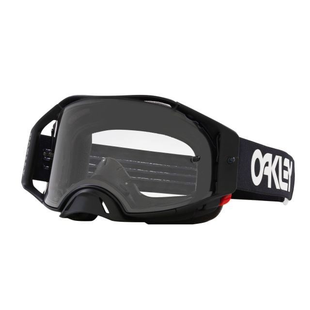 Antiparra Oakley Airbrake mx Black White B1B / Clear