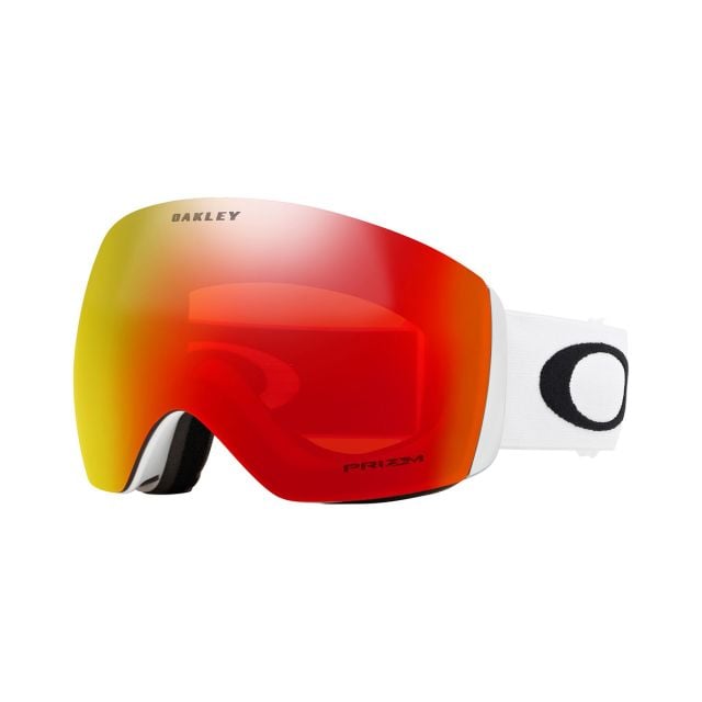 Antiparra de nieve Oakley Flight Deck L Matte White Prizm Snow Torch Iridium (00) 0OO7050