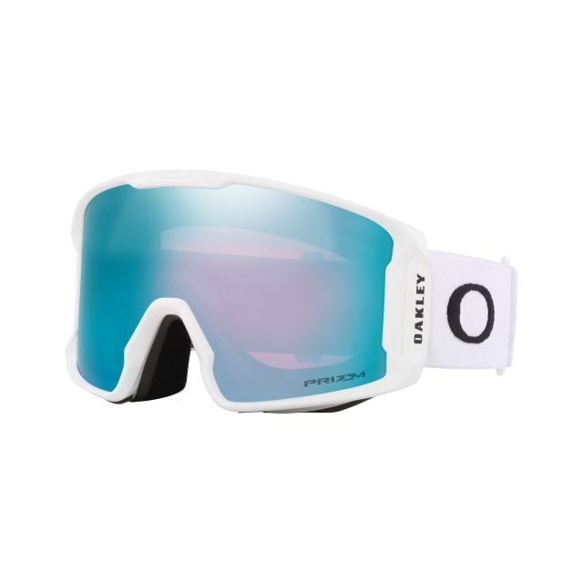 Antiparras de Nieve Oakley Line Miner™ L  Prizm Snow Sapphire Iridium con correa Blanca
