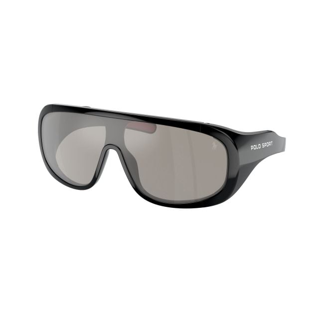 Polo Ralph Lauren Shiny Black Light Grey Mirror Silver (38) 0PH4215U