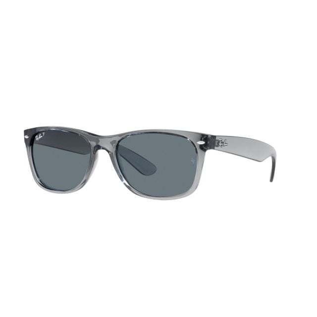 Ray Ban New wayfarer Transparent grey dark blue polar