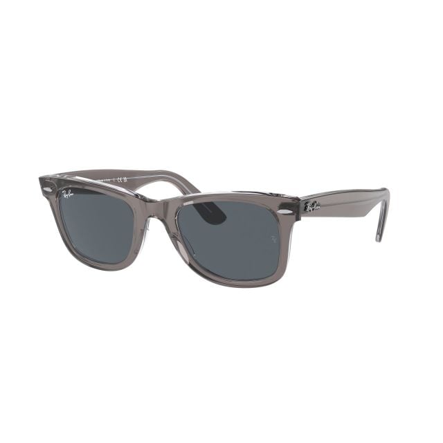 Ray-Ban Wayfarer Grey On Transparent Blue (54) 0RB2140