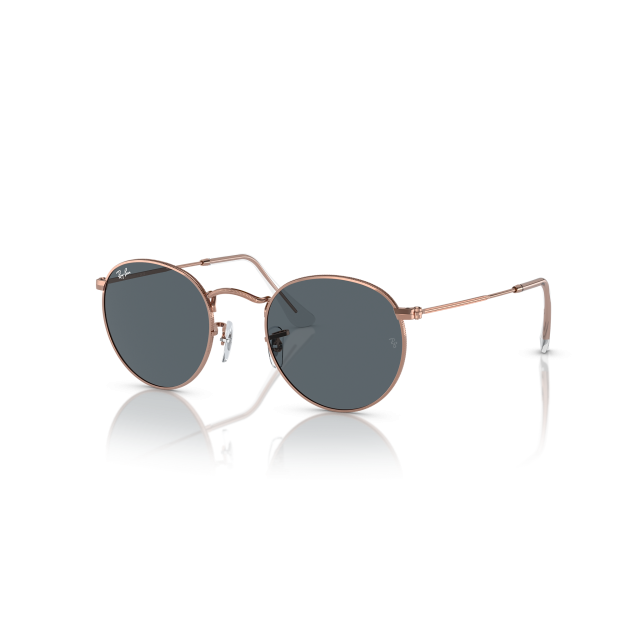 Lentes de sol Round Metal Rose Gold