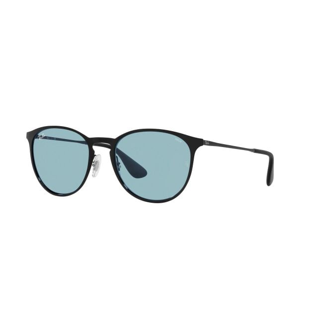 Lente de Sol Ray Ban Erika Metal Evolve Negro Pulido