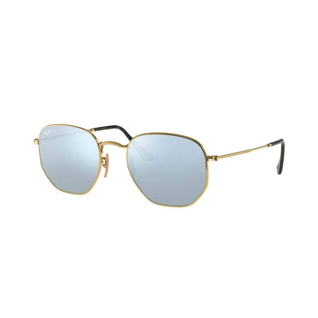 Ray-Ban Hexagonal Arista Grey Flash (51) 0RB3548N