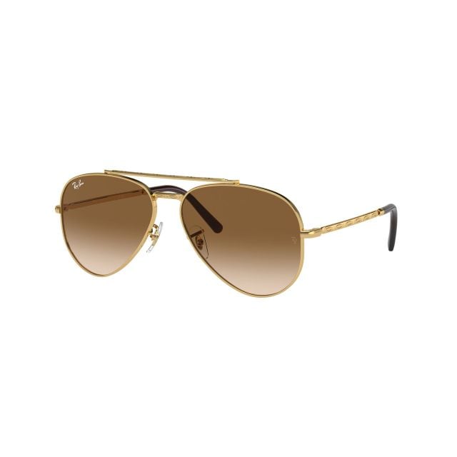 Ray-Ban RB3625 New Aviator Arista Clear Gradient Brown - 62