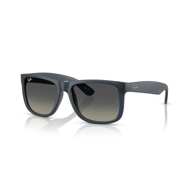 Ray-Ban Justin Rubber Blue Gradient Grey (55) 0RB4165