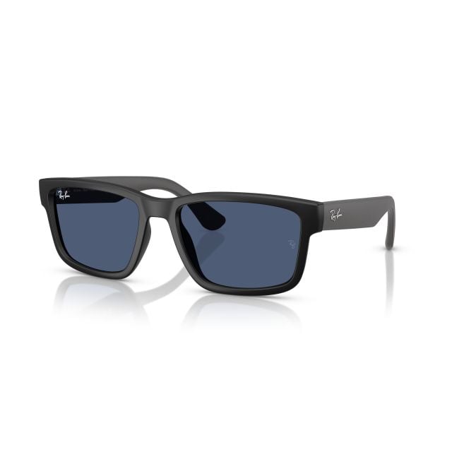 Ray-Ban  Matte Grey Full Dark Blue (58) 0RB4438L