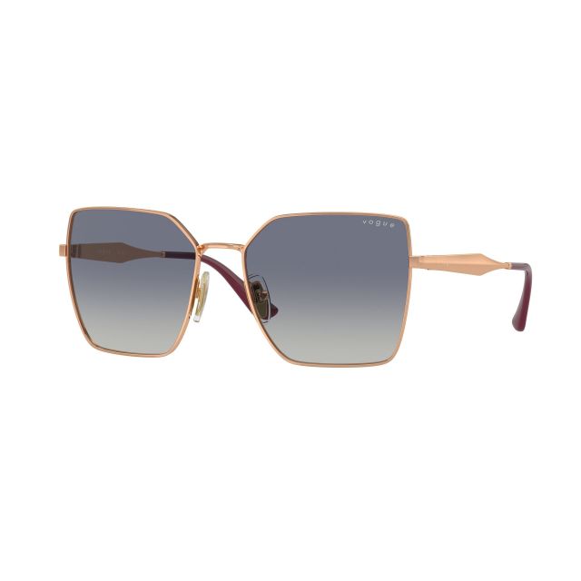 Vogue Eyewear Rose Gold Rose Gold Grey Gradient Dark Blue - 56