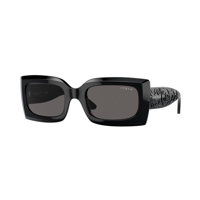 Vogue Eyewear Black Black Black Smoke - 52