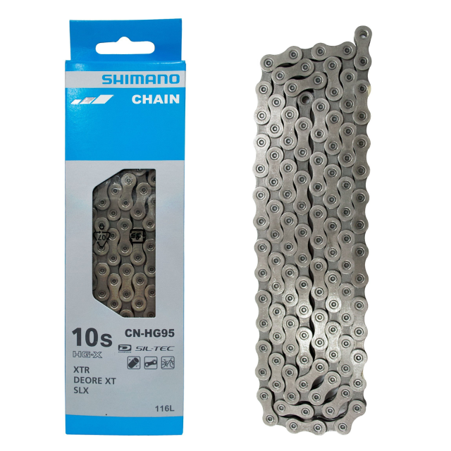 Cadena 10 Velocidades Shimano Cn-Hg95 Xt  Hg (116L)