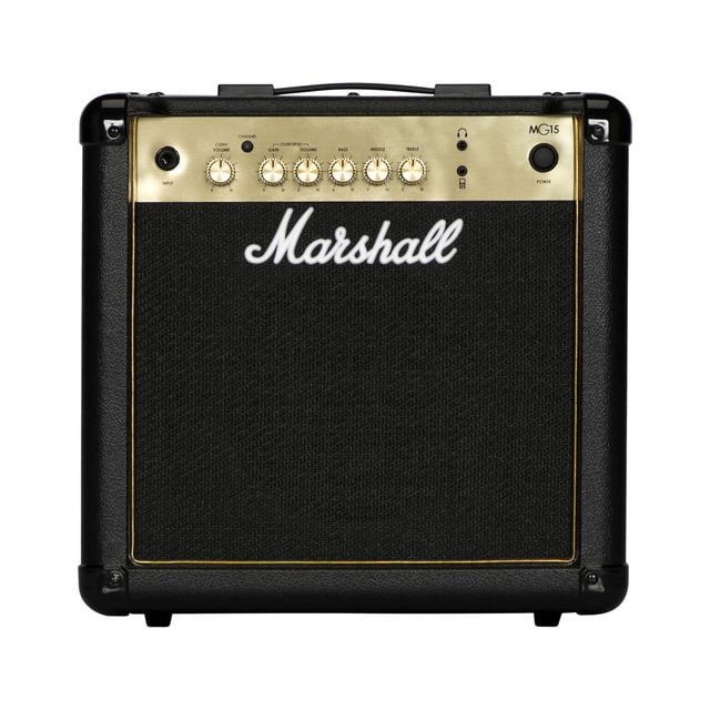Amplificador Marshall MG15G de 2 Ch. MP3 (15W) para Guitarra