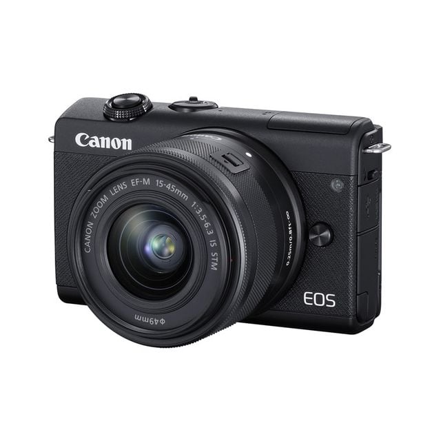 Canon EOS M200 con lente de 15-45 mm 