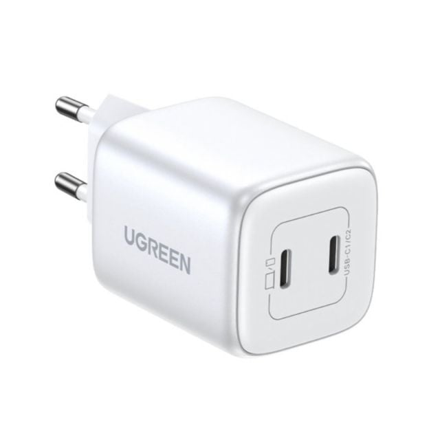  Cargador UGREEN 45W Nexode GaN Tech con Doble USB-C –  CD294