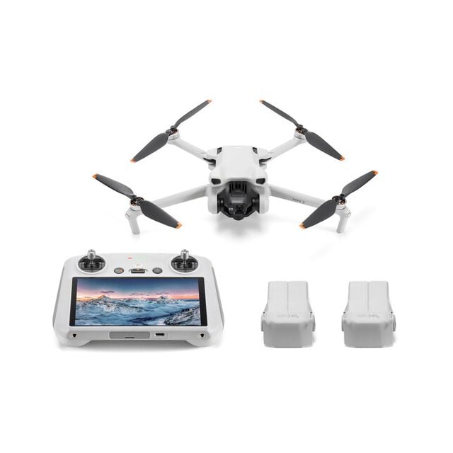 Drone DJI Mini 3 con control remoto DJI RC (combo Fly More) Open Box 