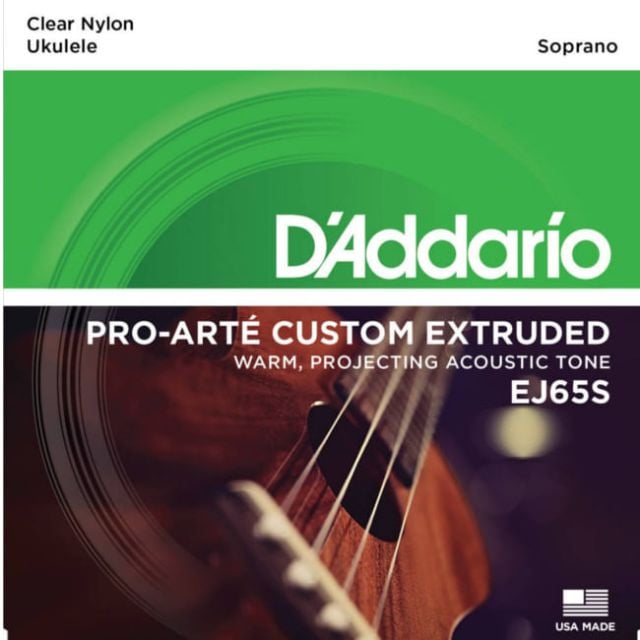 Set de cuerdas Daddario de nylon para Ukelele Soprano EJ65S