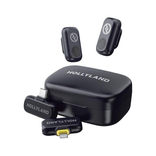 Micrófono Inalámbrico Hollyland LARK A1 Mini DUO Doble - USB-C y Lightning
